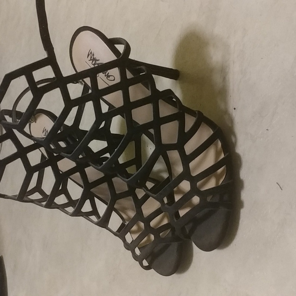 Strappy heels